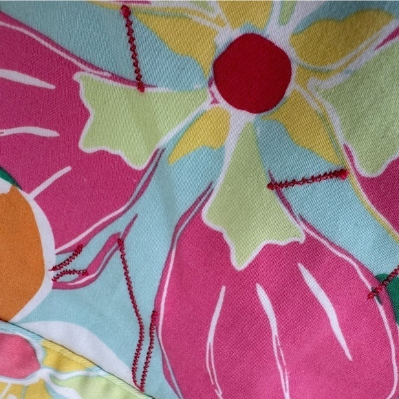 Talbots Floral Summer Garden Stretch Skirt, 8P - Picture 3 of 9